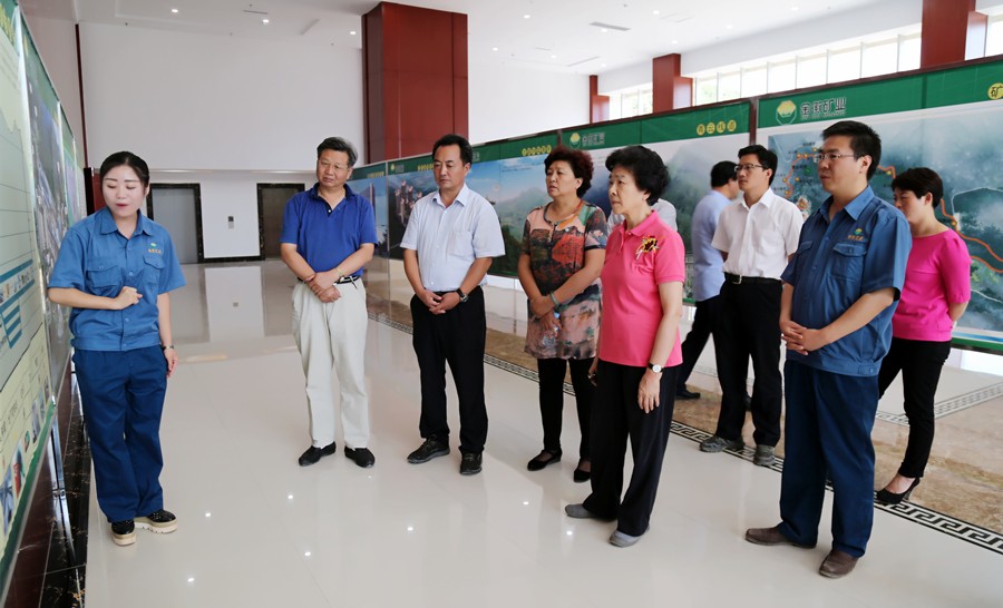 1-2015年8月，全國政協(xié)副主席、中國科學院院士王志珍一行蒞臨金徽股份調研。.jpg